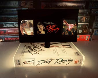 Lámpara VHS de Dirty Dancing: luz nocturna de película de los 80, con control remoto