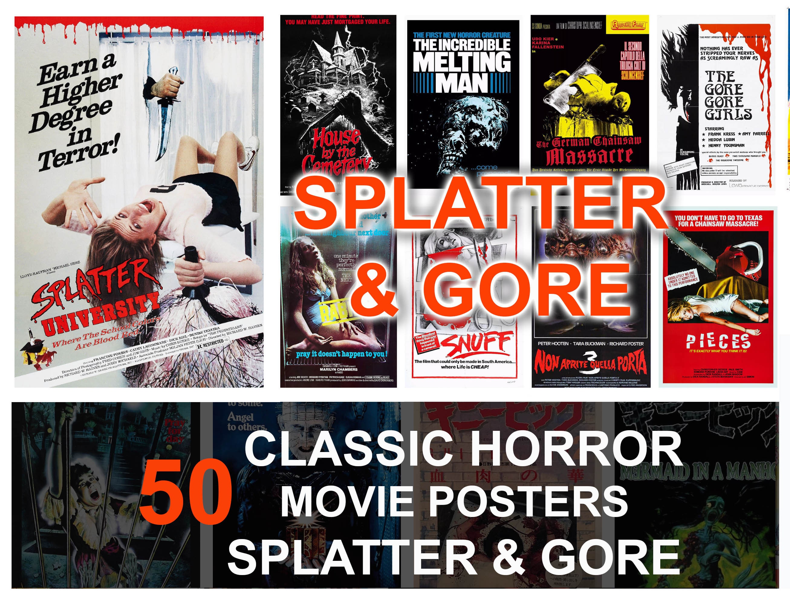 CARNIVAL OF GORE ホラー　グロテスク　スプラッター Amazon.co.jp: スプラッターカーニバル~悪夢映画流血編