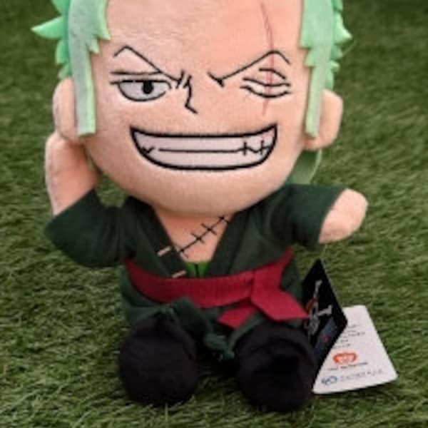 Roronoa Zoro Plush Etsy UK