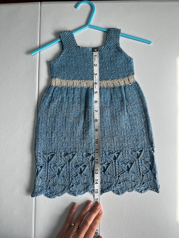 Bonnie Butterfly Dress Knitting Pattern 12 Months - Etsy