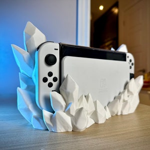 Nintendo Switch Crystal Dock, OLED and Classic, Custom Display Cradle, Charging Station, Unique Stand, Gaming Accessories, Skin, Case, Gift