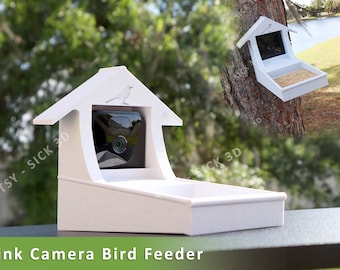 Blink Smart Kamera Vogel Futterhaus | Vogelbeobachter | Kamera NICHT enthalten | Vogelhaus, Live Video Feed, Wolke Cam hochladen | Haus gucken Buddy