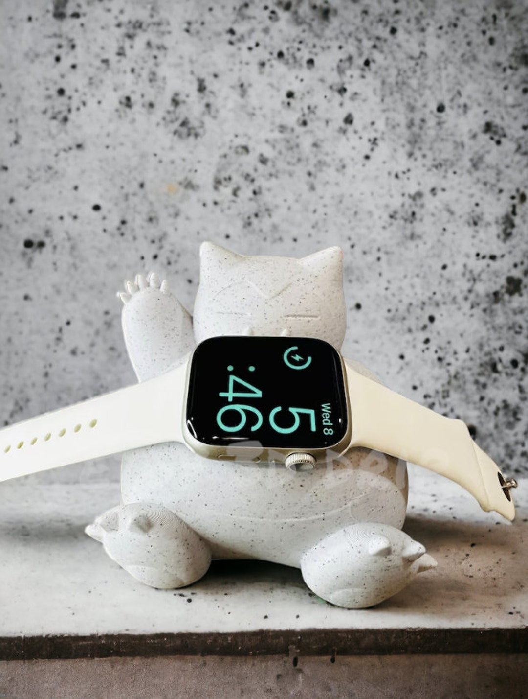 Pokemon Snorlax Apple Watch Charger Stand Charging Dock Station Decor