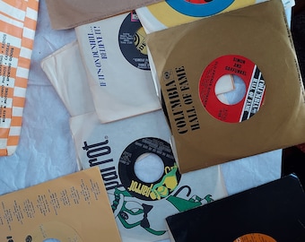 vintage vinyl 45 speed records