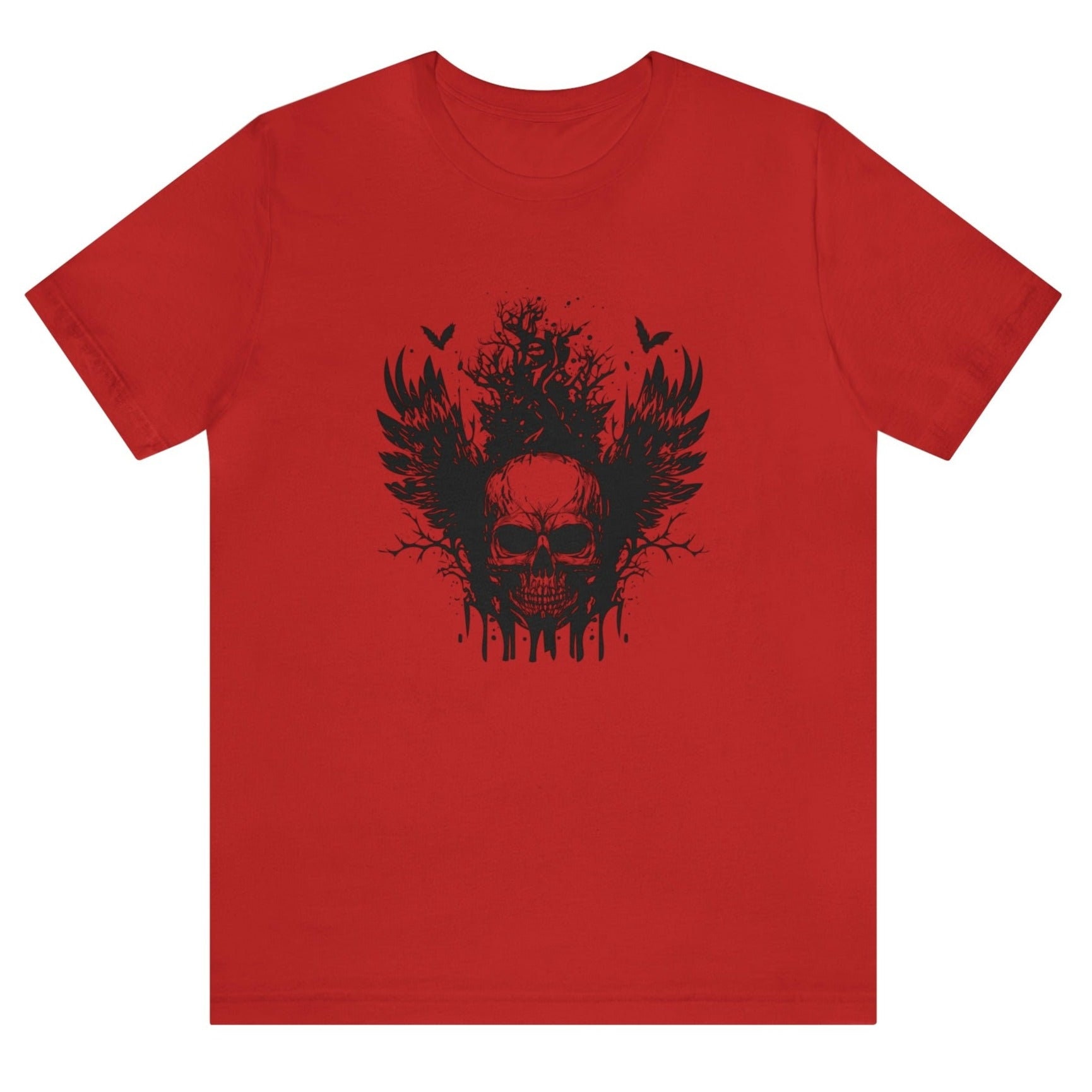 Salsation サルセーション T-shirt Dark Red！ Dark Skull | Short Sleeve T-shirt - Etsy