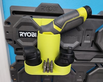 Ryobi Link Compatible Screwdriver holder with accessory storage