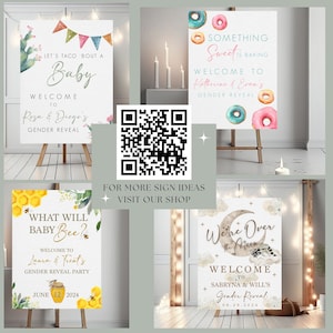 We Are Over The Moon About You Decal - Gender Reveal & Baby Shower Wall Decor