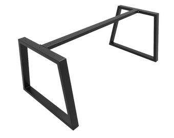 Trapezoidal table with crossbar, individual dimensions