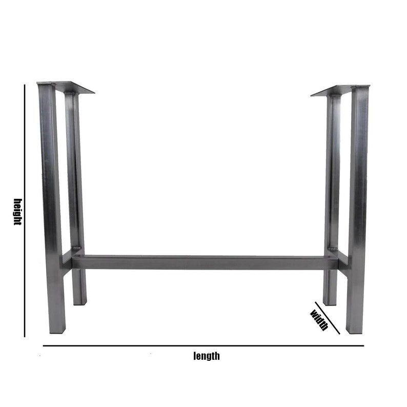 High Bar Table Legs Bartisch Individual Dimensions Etsy UK