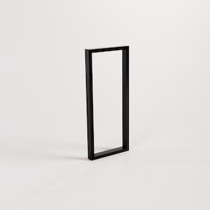 Single rectangular table leg, steel profile 60x20, individual dimensions
