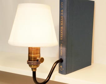 Bookshelf Lamp. Bookcase Light. Bookcase/Bookshelf Decor. Library/Office Decor. Book Sconce. Reader Gift. Book Lover. Bookish. Emily Giffin.
