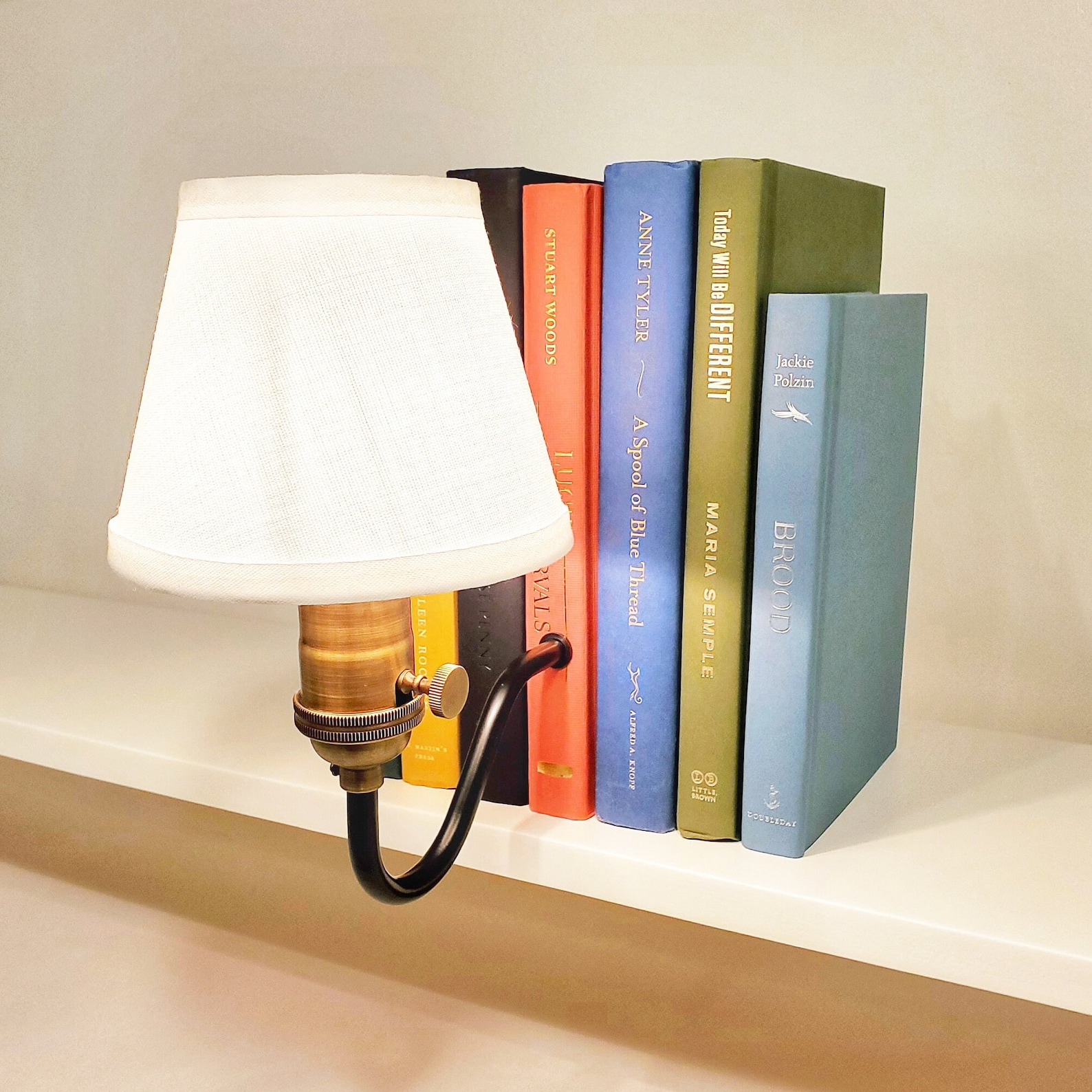 Bookshelf Lamp. Bookcase Light. Ideal for Book Lovers. Bookcase/bookshelf Decor. Reader Gift