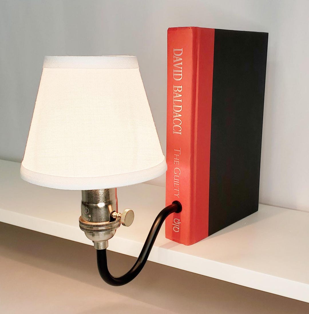 Bookshelf Lamp. Bookcase Decor. Reader Gift. Book Lover Gift. Bookish ...