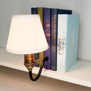 Bookshelf Lamp. Bookcase Light. Bookshelf Decor. Home Library/office ...