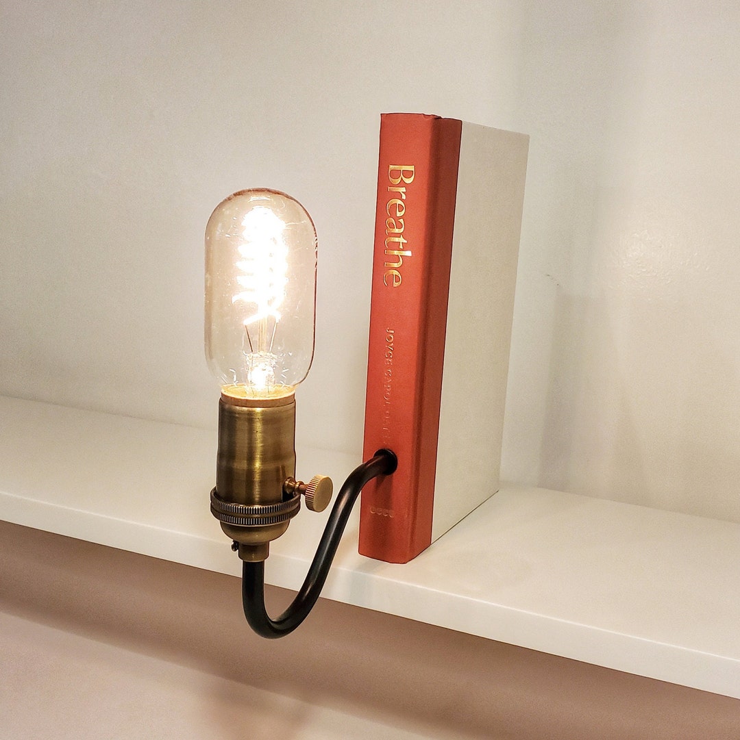 Bookshelf Lamp. Bookcase Light. Bookcase/bookshelf Decor. Etsy