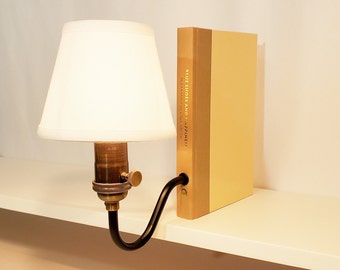 Bookshelf Lamp. Bookcase Light. Bookcase/Bookshelf Decor. Book Sconces. Reader Gift. Bookish. Ideal for Book Lovers. Alexander McCall Smith.