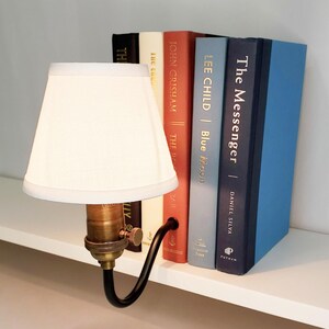 Bookshelf Lamp. Bookcase Light. Bookshelf Decor. Home Library Decor ...