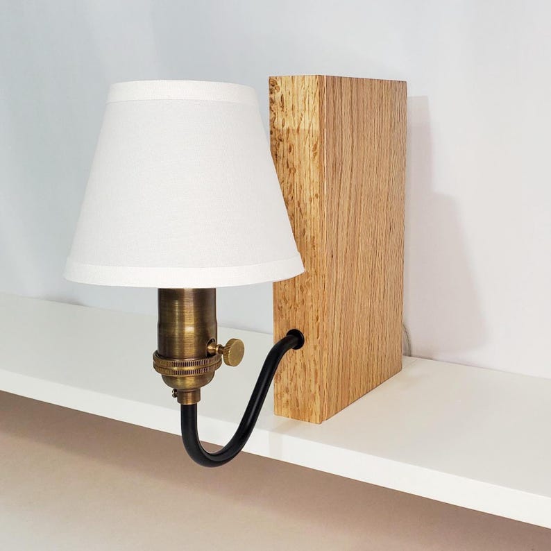 Bookshelf Lamp. Bookcase Light. Bookshelf Decor. Library Decor. Solid ...