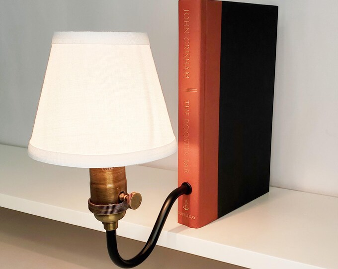 Bookshelf Lamp. Bookcase Light. Bookshelf Decor. Home Library Decor ...
