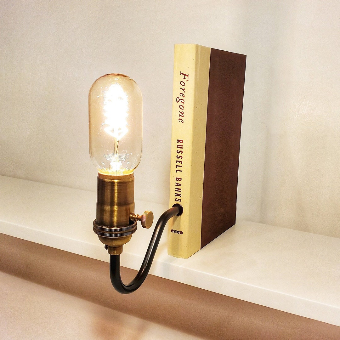 Bookshelf Lamp. Bookcase Light. Ideal for Book Lovers. Etsy