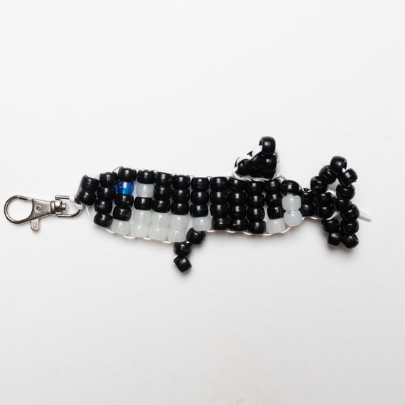 DIY Orca Bead Buddy Pony Bead Keychain Kit 