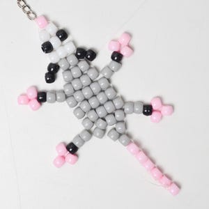 DIY Possum Bead Buddy Ponny Pärlnyckelringssats