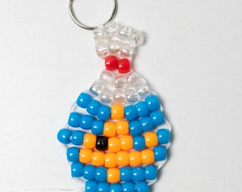 Kit de porte-clés en forme de poisson pour animaux de compagnie, bricolage, perle de copain