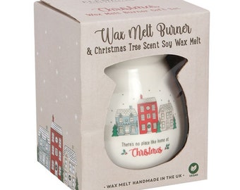 No Place Like Home Ceramic Wax Melt Burner Gift Set