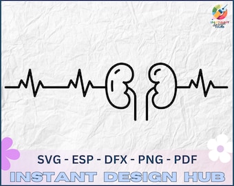 Herzschlag SVG: Dia wissen Krankenschwester Clip Art (digitaler Download)