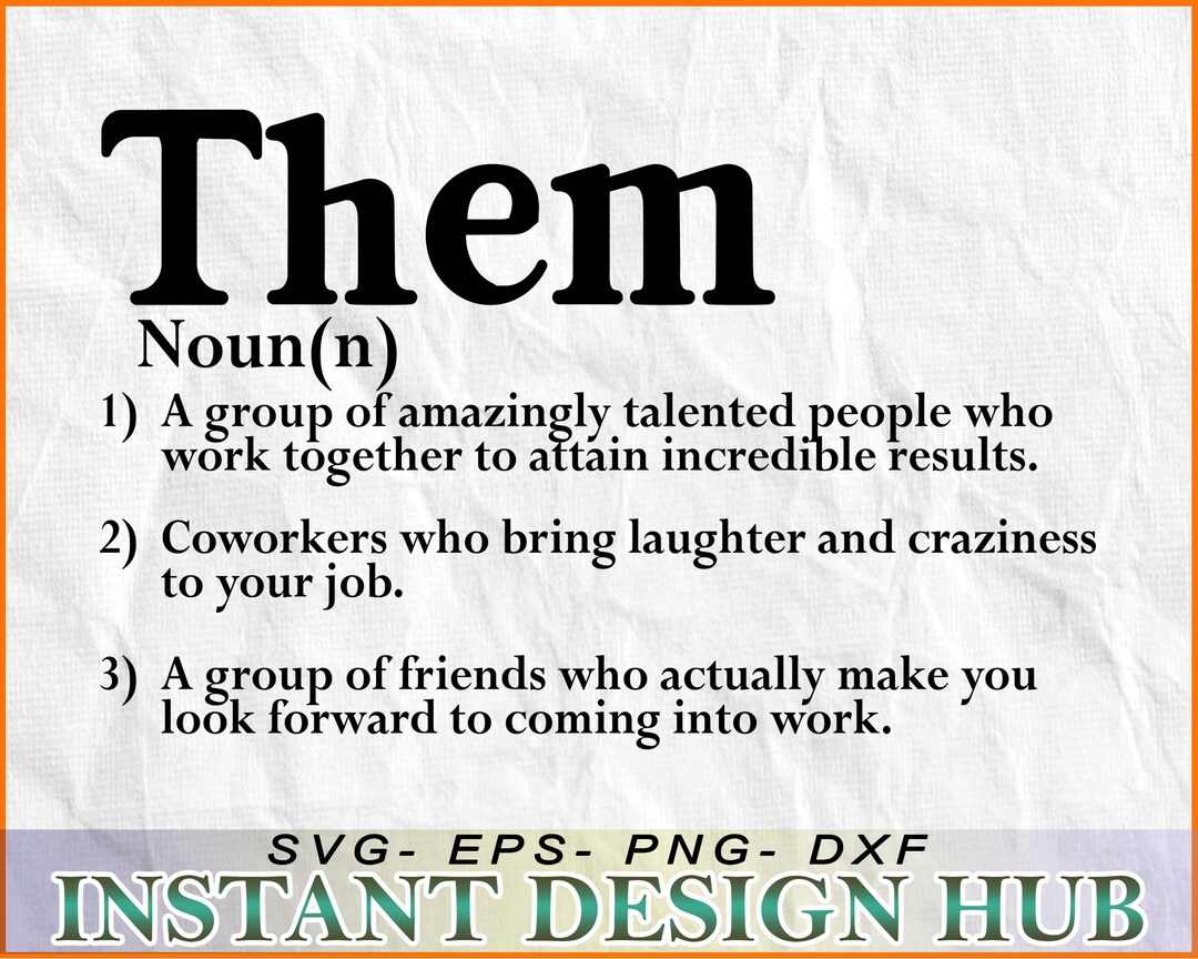 TEAM Noun n SVG Dxf Eps Png File Cricut Silhouette Etsy