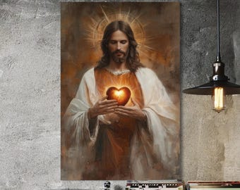 Arte do Sagrado Coração de Jesus, Decoração Católica para Casa