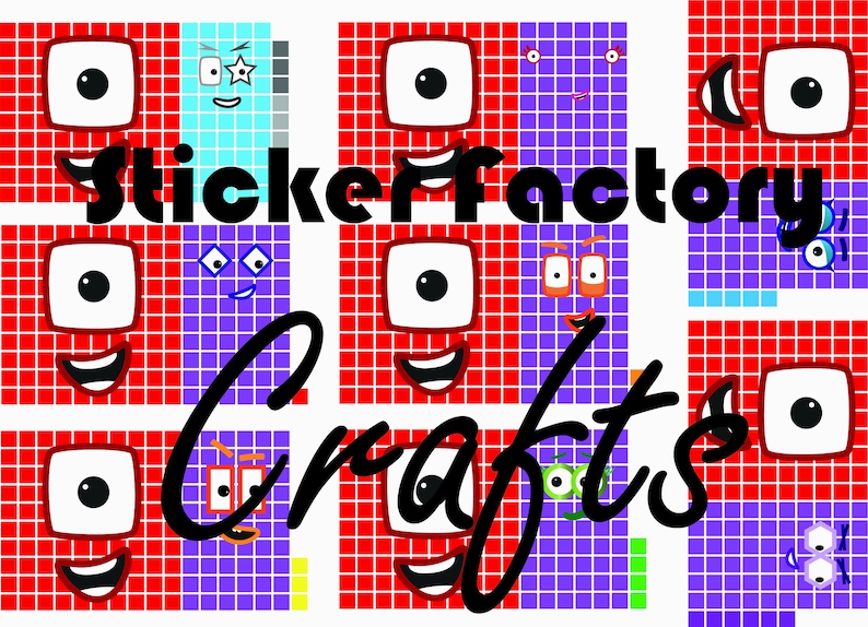Print-at-home - Numberblocks 100 - 199 - Etsy