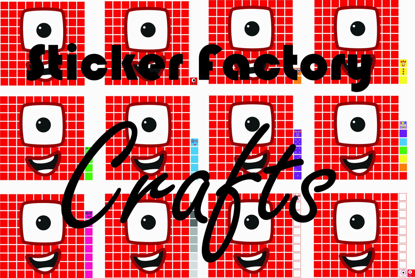 Print-at-home - Numberblocks 100 - 199 - Etsy