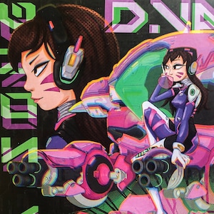 Overwatch D.va Hana Song A4/A5 Print