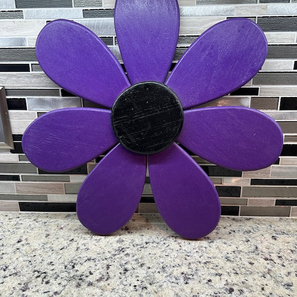 Wooden Flowers Etsy