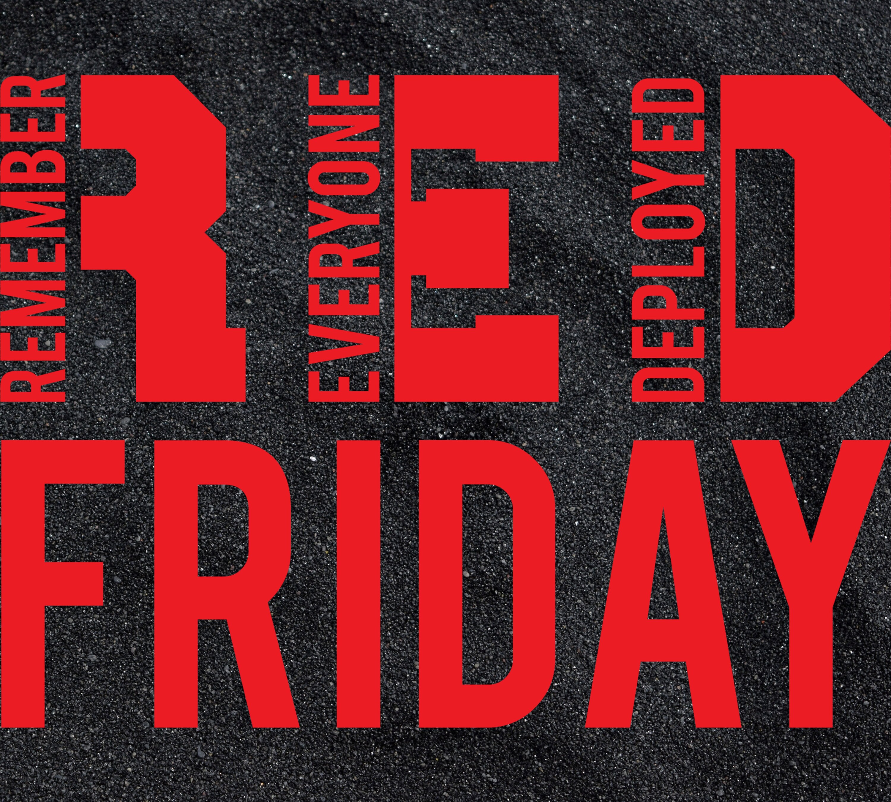 Red Friday Flag SVG Remember Everyone Deployed Svg Flag Svg Etsy