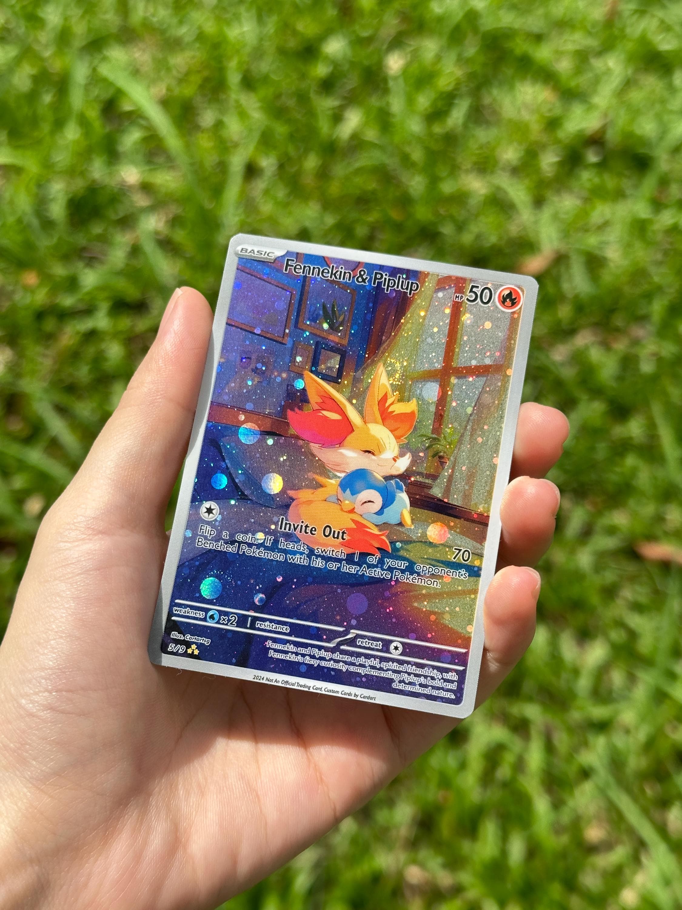 Piplup Custom Card - Etsy