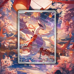 Lugia Olografico Personalizzato TCG • Capodanno Lunare CardArt