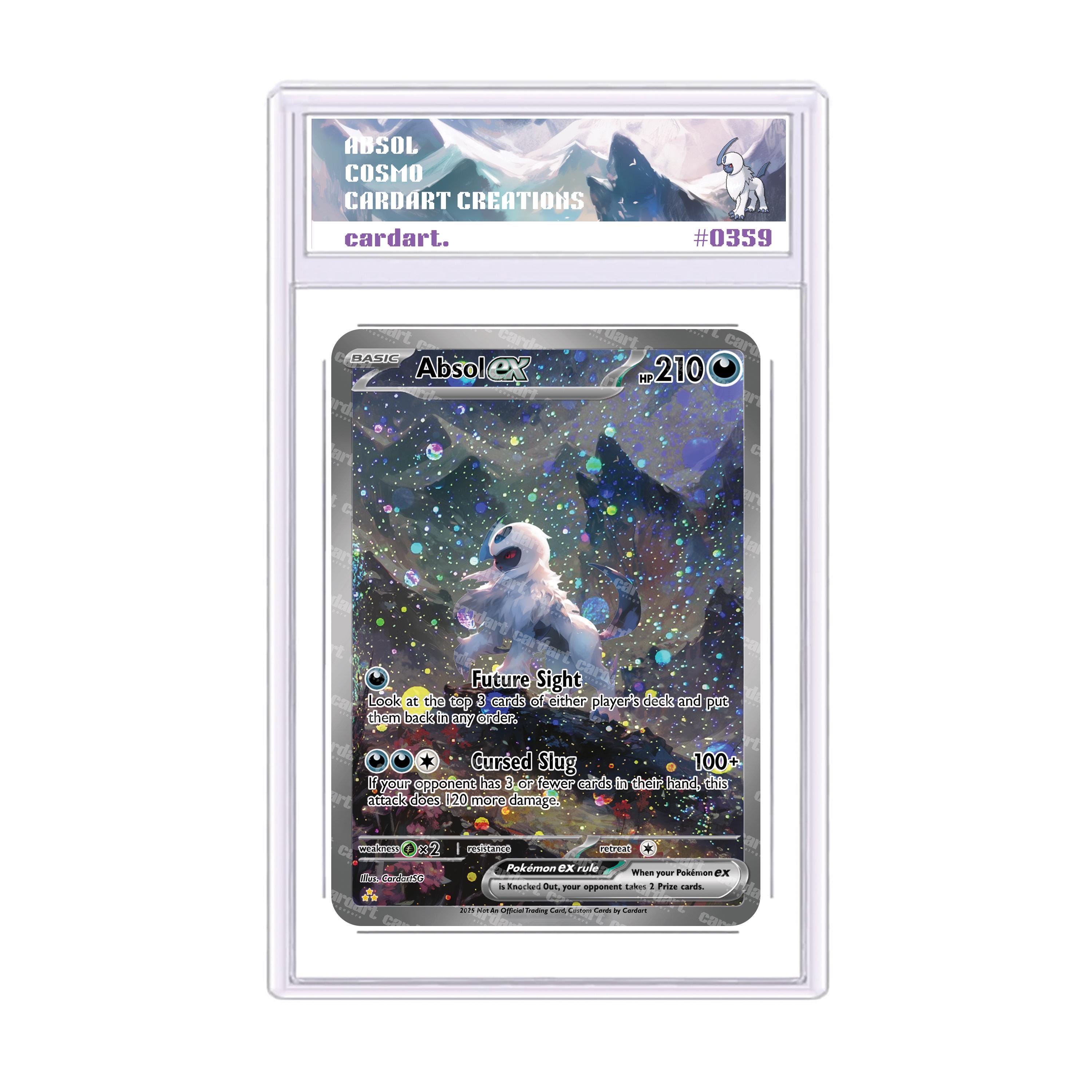 rare absol pokemon card Mega ex Full Art #161/132 Secret Mega Evolution Attack 2 Absol | Paradox Rift |