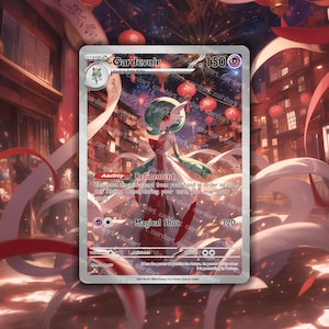 Gardevoir Holographisch Kundenspezifisches • Mondneujahr KartenArt
