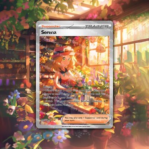 JCC Serena holographique • Dresseur Pokémon CardArt