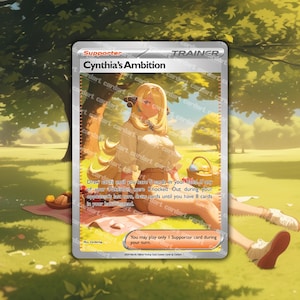 JCC Cynthia holographique • Dresseur Pokémon CardArt