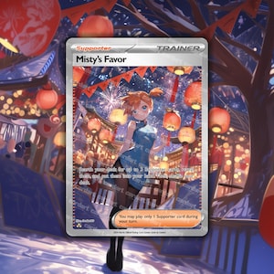 TCG personnalisé holographique brumeux • Art CardArt Nouvel an lunaire