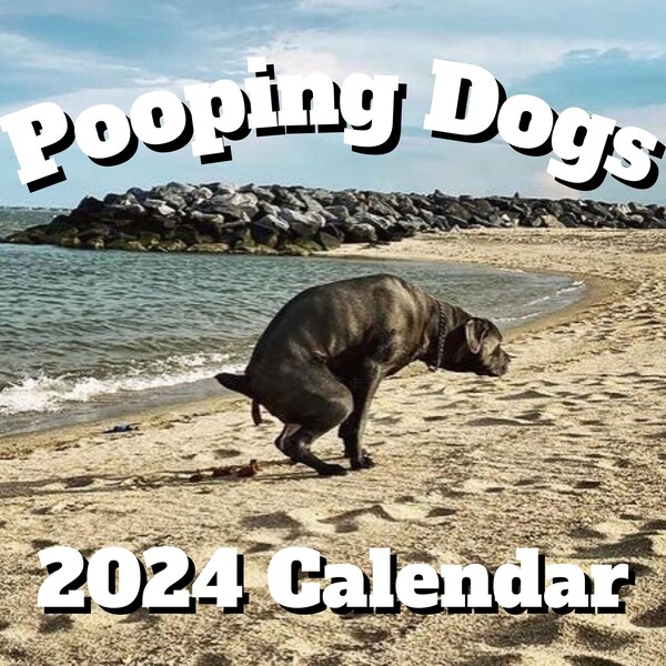 2025 Pooping Dog Calendar