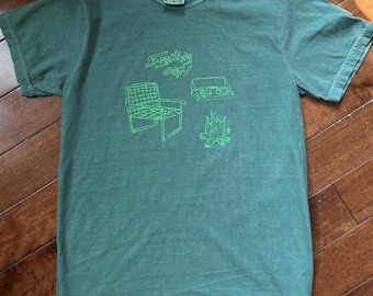 Signing Off Screen Printed T-Shirt