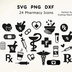 Apotheke SVG Bundle Apotheke geschnitten Datei