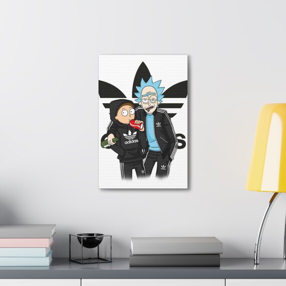 Rick and Morty Canvas Etsy