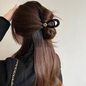 Chanel hair clip etsy Clearance