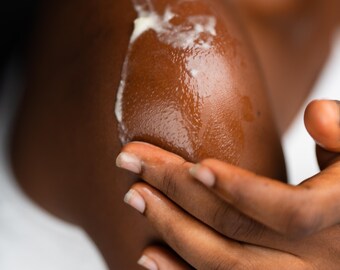 Organic Unrefined Baobab Shea Face Balm | Whipped Anti-Aging Moisturiser cream for all skin types
