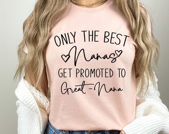 Promoted To Great-Nana | Christmas Gift For Great| Nana | Pregnancy Announcement | Gift For Great | Nana | Reveal To Great-Nana